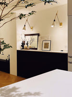 Cargar imagen en el visor de la Galería, Lámpara de pared vintage de metal con brazo oscilante ajustable M23