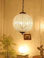 Load image into Gallery viewer, Antique Bronze Jewel Ball Chandelier