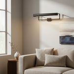 Bild in Gallery-Viewer laden, Aurix Bilderleuchte – Schlankes, schmales Design Wandleuchte Metallfinish für Wohnzimmer & Galerien