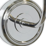 Cargar imagen en el visor de la Galería, Lámpara de Pared de Metal Curvada Moderna Glissum con Pantalla de Tela Suave para Sala de Estar y Pasillo