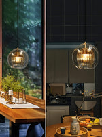 Load image into Gallery viewer, Modern Pleated Glass Pendant Light M39