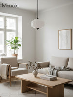 Load image into Gallery viewer, Vintage Milk Glass Semi Flush Mount Eloise Pendant Light