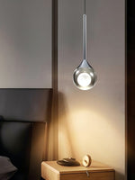 Load image into Gallery viewer, Moon Clear Glass Ball Pendant Light