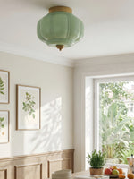 Charger l'image dans la visionneuse de galerie, Plafonnier encastré Eloise en verre laiteux – Éclairage d'accentuation moderne avec abat-jour en verre artistique