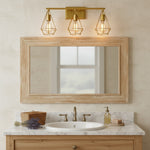 Load image into Gallery viewer, Solanivelo Retro Metal Wall Light with Diamond Hollow Shades for Kitchen Island