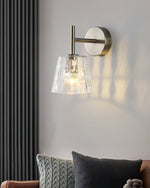 Bild in Gallery-Viewer laden, Bravira Modern Glass Wall Lamp – Minimalistische Wandleuchte für Schlafzimmer, Flur & Schminktisch