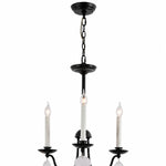 Cargar imagen en el visor de la Galería, Multi-Layer Black Candle Staircase Chandelier