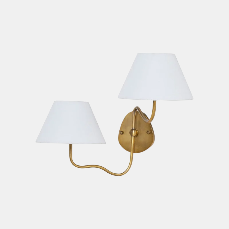 Arlen Modern Minimalist Fabric Wall Sconce – Soft Glow Wall Lamp for Bedroom & Living Room