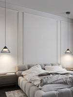 Load image into Gallery viewer, Cone Glass Pendant Light – Modern Conical Design for Kitchen & Dining Spaces