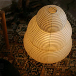 Load image into Gallery viewer, Japanese Wabi Sabi White Rice Paper Table Lamp