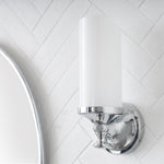 Load image into Gallery viewer, Kalvora Streamlined Metal Wall Sconce — Minimalist Interior Light for Staircases & Reading Corners