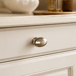 Cargar imagen en el visor de la Galería, Solid brass cabinet knob installed on furniture