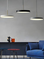 Load image into Gallery viewer, Modern Disc Pendant Light — Nordic Minimalist Fixture for Dining & Kitchen