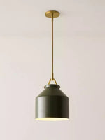 Load image into Gallery viewer, Hanton Nordic Metal Henry Pendant Light - Minimalist Glass And Metal Shade