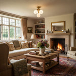 Load image into Gallery viewer, Glorica Glass Elegant Flush Mount Light Fixture - White Globe Design for Contemporary Interiors