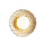 Load image into Gallery viewer, Retro Wabi Sabi Travertine Lunar Eclipse Wall Light M07