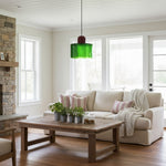 Cargar imagen en el visor de la Galería, Lámpara Colgante Escultural Morvella – Diseño Cilíndrico Refinado Lámpara Decorativa Colgante N31