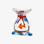 Cargar imagen en el visor de la Galería, Style B rounded handmade glass goldfish ornament