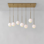 Load image into Gallery viewer, Selvion Contemporary Style Sculptural 7-Light chandelier – Perfect for Entryway or Office