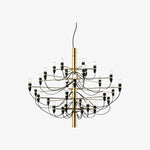 Bild in Gallery-Viewer laden, Tendrila Zeitgenössischer Mehrfachleuchter – Industrieinspirierte Metallaufhängung für Aufenthaltsräume N01