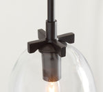 Load image into Gallery viewer, Auria Glass Dome Pendant Light – Clear Glass Elegance For Any Space