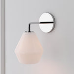Load image into Gallery viewer, Merin Sculptural Glass Wall Lamp – Geometric Modern Wall Sconce for Bedrooms & Hallways