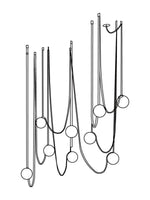 Load image into Gallery viewer, Modular Pendant Light with Sculptural Belt-Style Design