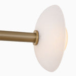 Cargar imagen en el visor de la Galería, Lámpara de araña lineal Elorina de 6 luces - Lámpara de metal moderna - Iluminación para comedor