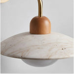 Bild in Gallery-Viewer laden, Discra Minimalistische Skulpturale Runde Wandleuchte — Natürlicher Stil Wandlampe für Flur und Schlafzimmer U18