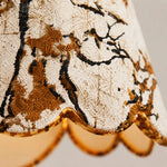 Charger l'image dans la visionneuse de galerie, Vintage Floral Fabric Pendant Light, 47 cm