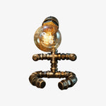 Charger l'image dans la visionneuse de galerie, Pipi retro industrial pipe table lamp