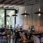 Load image into Gallery viewer, Black Skirt Pendant Light