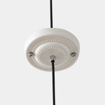 Bild in Gallery-Viewer laden, Close view of the ceiling canopy and cord connection