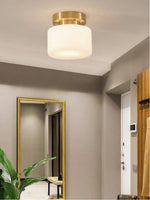 Load image into Gallery viewer, Minimalist Flush Mount Ceiling Light – Classic Shape For Hallway Use