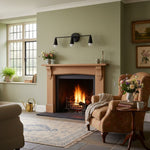 Cargar imagen en el visor de la Galería, Lámpara de tocador Pyralis Cone de 3 luces: diseño moderno y elegante para baños y pasillos