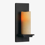Charger l'image dans la visionneuse de galerie, Small jade and iron wall lamp front view