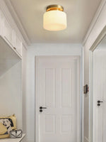 Load image into Gallery viewer, Minimalist Flush Mount Ceiling Light – Classic Shape For Hallway Use