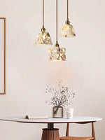 Load image into Gallery viewer, Wabi-sabi Style Water-polished Translucent Stone Retro Pendant Lamp