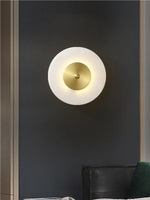 Load image into Gallery viewer, Minimalist Elegant Swe Alabaster Wall Lamp