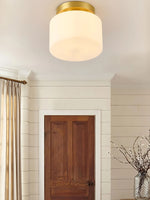 Load image into Gallery viewer, Minimalist Flush Mount Ceiling Light – Classic Shape For Hallway Use
