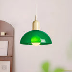 Load image into Gallery viewer, Aurora Nordic Colorful Bowl Pendant Light