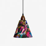 Load image into Gallery viewer, Liberty-Style Floral Fabric Pendant Light