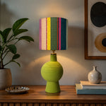 Bild in Gallery-Viewer laden, Abstract Multicolor table lamp on a side table