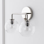 Load image into Gallery viewer, Selvion Art-Glass Globe Wall Sconce – Elegant Modern Wall Light for Bathrooms, Halls & Living Spaces