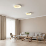 Charger l'image dans la visionneuse de galerie, Lampe de plafond Lumiflexa Sleek Circle - Design minimaliste pour salons modernes