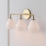 Load image into Gallery viewer, Merin Multi-Head Wall Lamp – Minimalist Metal & Glass Vanity Fixture