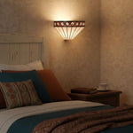 Load image into Gallery viewer, TF Geometric Rhombus Wall Lamp - Modern Metal and Glass for Hallway and Bedroom