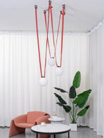 Load image into Gallery viewer, Modular Pendant Light with Sculptural Belt-Style Design