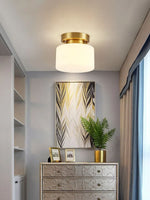 Load image into Gallery viewer, Minimalist Flush Mount Ceiling Light – Classic Shape For Hallway Use