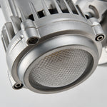 Load image into Gallery viewer, Brushed Silver Industrial Spotlight Wall Sconce